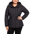 thumbnail image 5 of wantdo Women's Plus Size Winter Jacket Warm Thicken Puffer Jacket Quilted Outerwear Parka Dark Grey 3X, 5 of 9