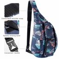 thumbnail image 4 of HAWEE Sling Bag Sling Crossbody Bag Daypack Lightweight with Adjustable Shoulder Strap Travel Hiking Men Women, 4 of 6