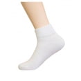 thumbnail image 3 of 6 pares de calcetines tobilleros circulatorios para diabéticos, de apoyo para la salud, para hombre, holgados, blancos, tallas 10-13, 3 of 7