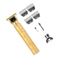 thumbnail image 3 of a De Pelo 4x, Afeitadora Eléctrica, Uso En Salón De Barbería, De Pelo Inalámbrico De Bajo Ruido, Dorado, 3 of 8