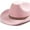Pink, variant on Disco Hat Wide Brim Cowboy Hat Versatile for Men Women Singers Comedian