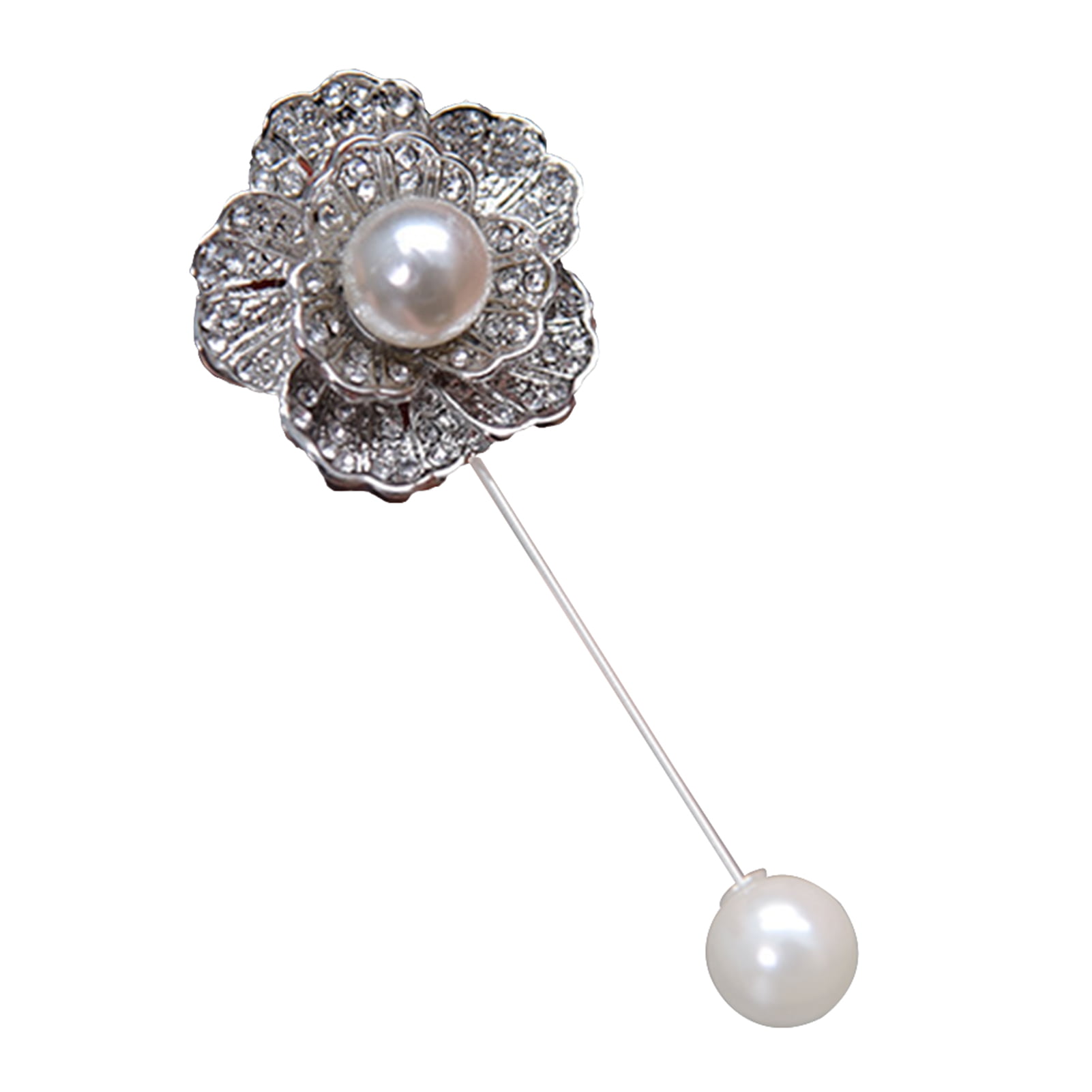 Artificial Imitation Pearls Brooch Elegant Brooches For Women Flower Wreath  Brooch Pin Suit Coat Pin Accessories Bridal Fashion Jewelry Lifelike