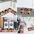 thumbnail image 5 of Pioneer Flower Floral Print Pattern Kitchen Rugs Sets Of 2,Anti Fatigue Kitchen Mat Rugs Non Slip Washable,Decorative Kitchen Floor Mats for Kitchen,Sink,Laundry,17"x30"+17"x47", 5 of 7