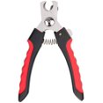 thumbnail image 2 of SHENMO Professional Pet Dog Claw Trimmer, Ergonomic Large Size Scissors for Cats Claws with Guard, Sharp Nail Clipper with Nail File, Grooming Kit (Red, L), 2 of 5