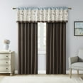 thumbnail image 4 of Madison Park Serene Embroidered Curtain Panel in Blue, 50"x84", 4 of 10