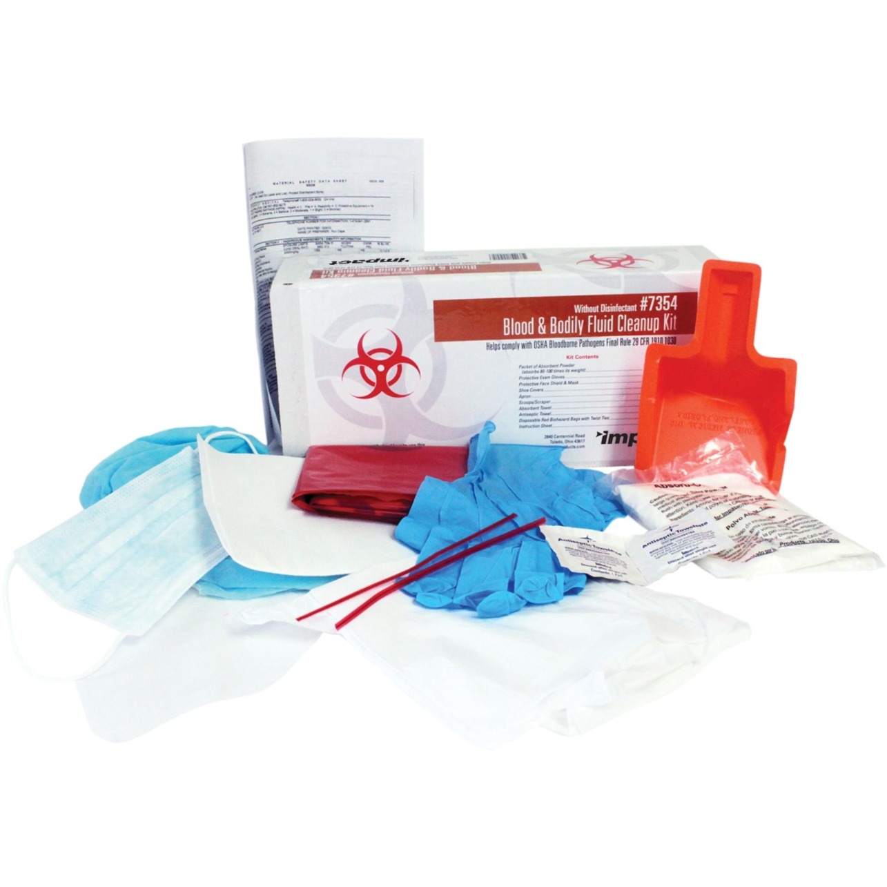 ProGuard Bloodborne Pathogen Kit with Disinfectant