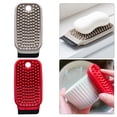 thumbnail image 2 of Hioecau Fruit Brush Multi Functional Double-Sided Silicone Kitchen Cleaning Brush with Hanging Loop Scrubber Integrated Scraper, 2 of 8