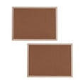 thumbnail image 4 of 2 Pcs Tableau de Liège Portable en Bois Tableau de Messages Tableau d'Affichage pour Fournitures de Bureau École, 4 of 6