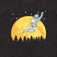 thumbnail image 4 of Inktastic Space Outerspace Moon and Astronaut Women's Plus Size T-Shirt, 4 of 5