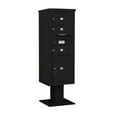 thumbnail image 2 of Salsbury Industries Pedestal Mounted 3 Units 5 Door Front Load 4C Horizontal Cluster Box Unit with 1 Parcel Locker, 2 of 6