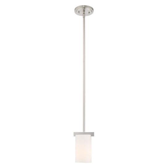 Livex Lighting Astoria Mini Pendant in Brushed Nickel
