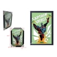 thumbnail image 3 of Captain America Cadre Portrait en Bois, 3 of 3