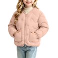 thumbnail image 4 of ATOGUTA Girl's Puffer Kids Fall Fashion Warm Long Sleeve Down Jackets with Pockets Outdoor Clothes Size 3T-13, 4 of 7