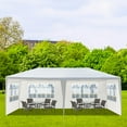thumbnail image 5 of Ktaxon 10'x 20' Canopy Party Wedding Tent Garden Pavilion Cater Events 4 Removable Sidewalls White, 5 of 8
