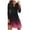 Red, variant on Utoimkio Women's Casual Long Sleeve Floral Print Midi Dresses Crewneck Loose Fit Knee Length Fall Dresses for Women