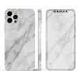 thumbnail image 3 of DesignSkinz White Marble Surface Full-Body Skin Decal Wrap Cover for iPhone 12 Pro Max, 3 of 9
