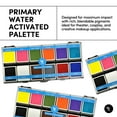 thumbnail image 6 of Narrative Cosmetics Primary Colors 12-Pan Palette - Vibrant Water-Activated Makeup for Face & Body Painting - Ideal for Cosplay, Theater & Artistic Makeup Creations, 6 of 9
