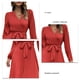 thumbnail image 5 of Vestido largo ANGGREK para mujer Cintura Elástica Poliéster Plisado Una Línea, 5 of 5