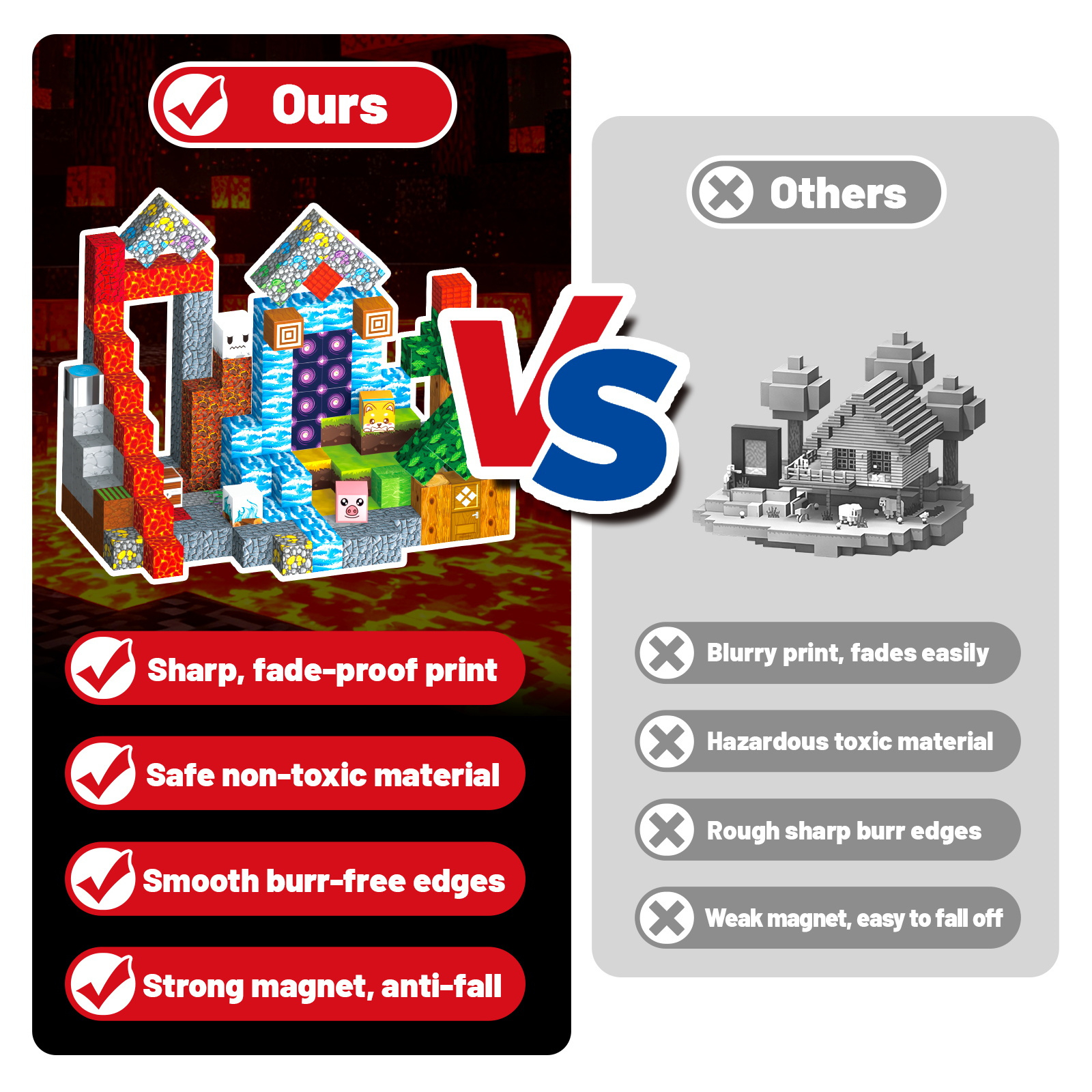 WLBES 200-Piece Magnetic Building Blocks photo 3