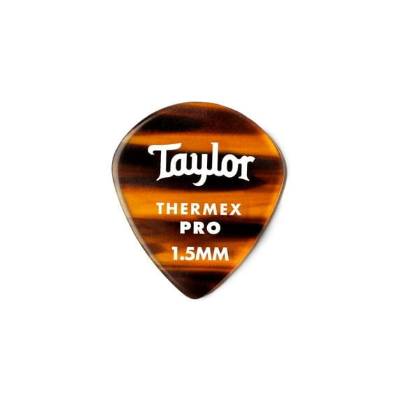 Taylor Premium Darktone 651 Thermex Pro Picks Tortoise Shell 1.50mm 6-Pack