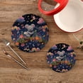 thumbnail image 2 of Coolnut Koalas Rainbow Round Woven Potholders Set Trivets for Hot Dishe Heat Resistant Non-Slip Trivets for Cooking and Baking Kitchen Home Decor, 2 of 7