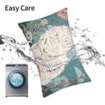 thumbnail image 5 of Kdxio Cotton Pillow Cases 14"x20" Pillowcases,Soft and Breathable Bedroom Pillow Cases-Celestial Cat And Flowers-No Pillow Core, 5 of 5
