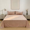 thumbnail image 4 of Cififendec Pile Plaid Ruffle Gingham Sheets Improve Sleeping Three Piece Set(1pcs Sheet & 2pcs Pillowcase) Washed Cottons Decorative Bedding, 4 of 5