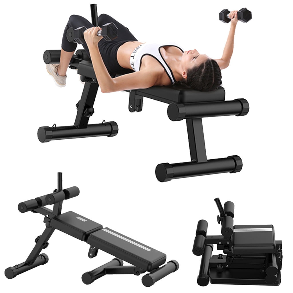 Details about   Fitness Dumbbell Weight Bench Barbell Lifting Folding Adjustable Bench Home Gym 