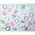 thumbnail image 6 of Goody Luxe Puffer Bow, Frosty Ice Pink, Quilted SlideProof Hair Claw Clip, 6 of 6