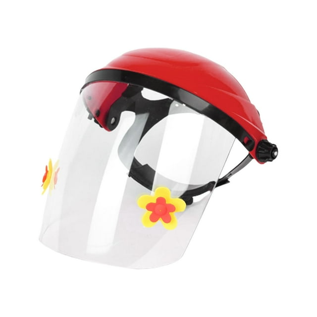 jinwen Wearable Hat Face Cover for Yard Patio 2 Flowers