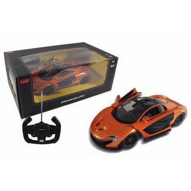 Wonder Wheels 1:14 RC Remote Control McLaren P1 Sport Car With Lights and Open Doors - Orange