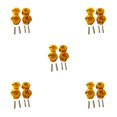 thumbnail image 1 of Soporte hexagonal de rueda de 4MM Bewildely para 1/14 LC Crawler color amarillo, 1 of 6