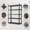 Heavy Duty Garage Shelving 5Tier Adjustable Metal Shelves for Storage