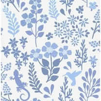 Advantage Karina Blue Meadow Wallpaper