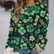 thumbnail image 5 of Xuyuer Women's Printed Long Sleeved Round Neck Pullover Top Hoodless Casual And Fashionable Sweatshirts, 5 of 5