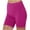 #1-Hot Pink, variant on Azrian Womens Yoga Shorts,Fashion Womens Yoga Leggings Fitness Running Gym Ladies Solid Sports Active Three Minutes Active Shorts M-XXXL Size on