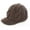 Coffe, variant on Lady's Trendy Baseball Brim Winter Warm Cable Knit Wool Blend Beanie Cap Warm Knit Newsboy Hat