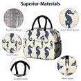 thumbnail image 4 of Obrewu Ocean Seahorse Lunch Bag for Adult, Insulated, Leakproof, Oxford Cloth, 4 of 7
