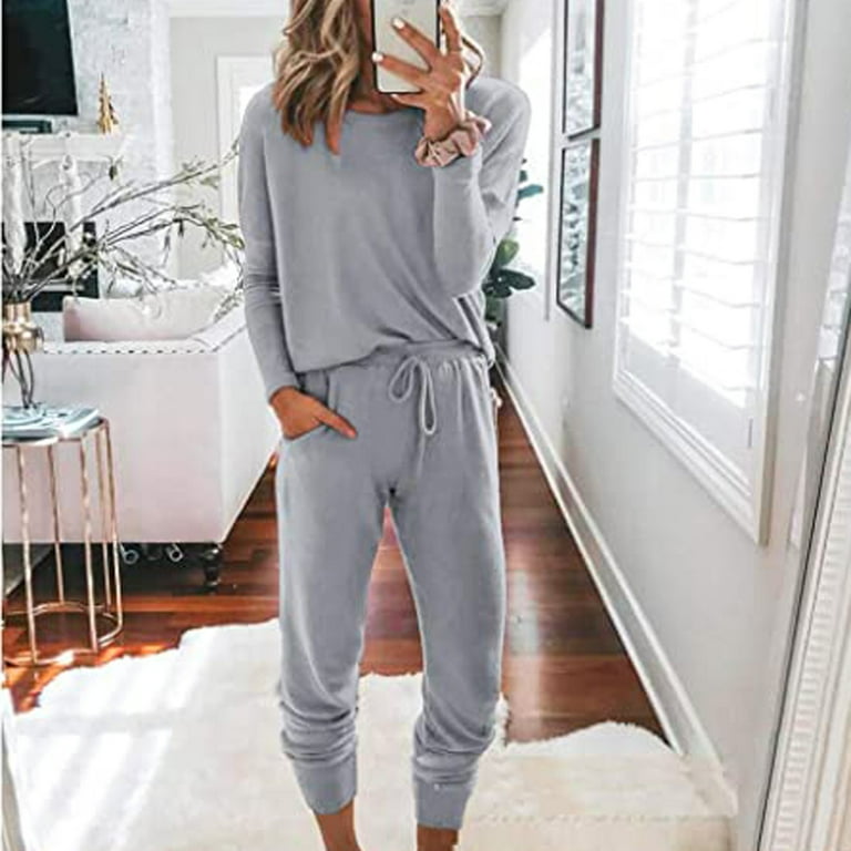 Women s Sports Suit Love Print Long Sleeve Sporty Two Piece Set Comfortable Hooded Sweatshirt Tracksuit Business Suit Girls Smart Casual Outfit Christmas Sweatpants Women Wedding Outfits for Women Wal...