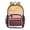 Grainy Background, variant on Clear Backpack 12L Large Capacity Transparent Waterproof Yellow Gingham Pattern