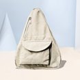 thumbnail image 4 of Bolso De Pecho Bolso De Pecho Para Mujer, Bandolera De Lona Informal, Bandolera De Moda (Blanco), 4 of 7