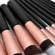 thumbnail image 4 of Pinceles de maquillaje 14 PCS Juego de pinceles de maquillaje Pincel de base sintética premium Mezcla de polvo facial Correctores de rubor Sombras de ojos Kit de pinceles de maquillaje Adepaton 2035509-1, 4 of 9