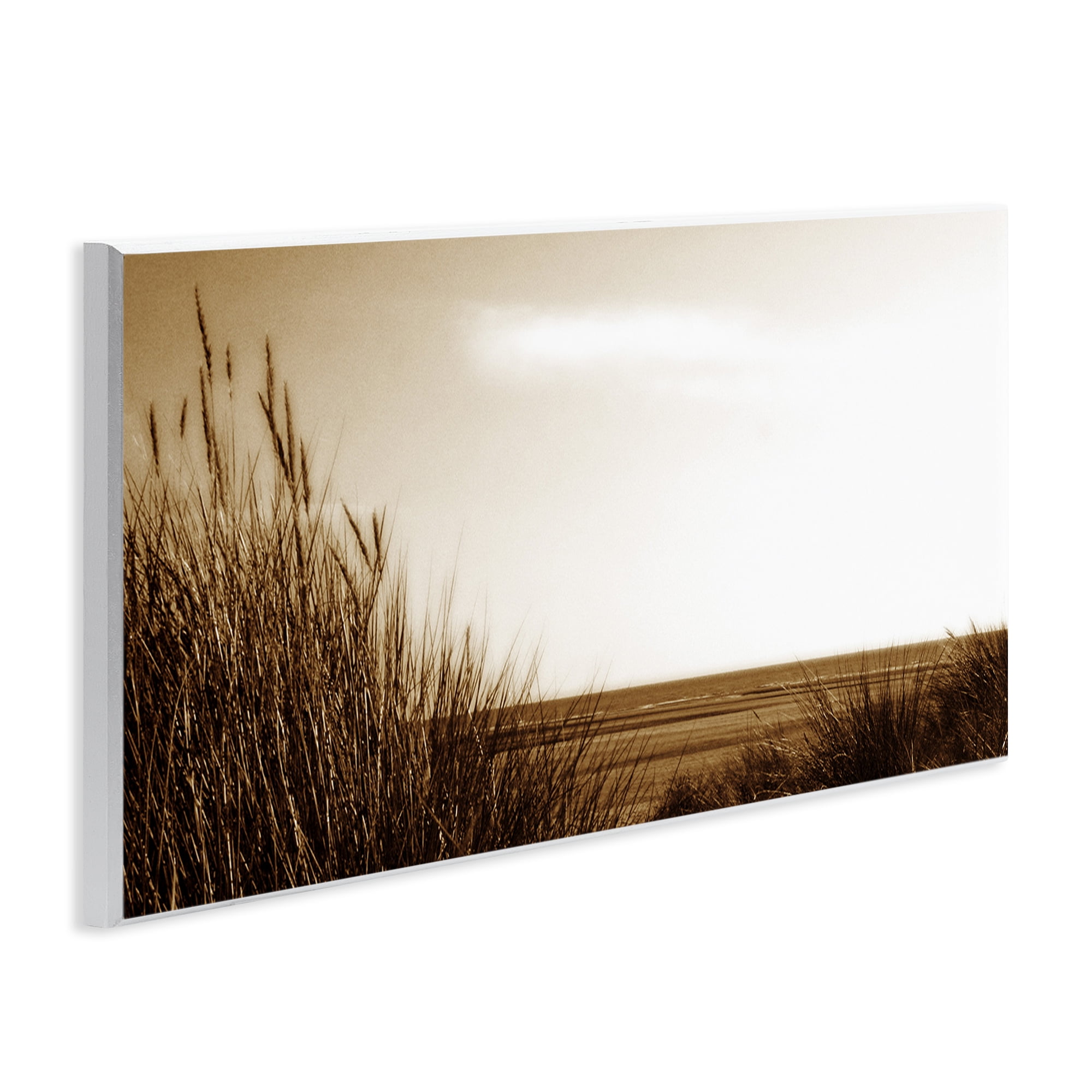 Stupell Industries Long View Horizon Coastal Photography Unframed Art Print Wall Art, 17 x 7