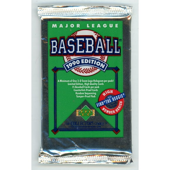 1990 Upper Deck MLB Baseball Wax Pack (15 Cards)