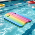 thumbnail image 3 of Tdxkok EPE Foam Swim Kickboard,Rainbow Color Floating Swim Training Board for Ki-ds and Adults,Thick Non Slip Pool Float Aid for Swimming Lessons and Water Exercise, 3 of 7