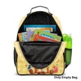 thumbnail image 5 of Jeiento Cute Giraffe 13.5 Inch Backpack for Toddler Preschool, Lightweight Kids School Bag for 2-5 Year Old Boys & Girls, 2 Front & 2 Mesh Side Pockets, 5 of 7
