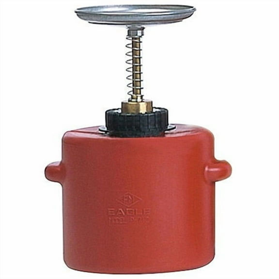 EAGLE Poly Plunger Can - 7-3/4" Dia.x13"H - 4-Quart Capacity