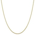 thumbnail image 1 of Leslie's Real 14kt Yellow Gold 1.40mm Diamond Cut Oval Link Chain; 20 inch; for Adults and Teens; for Women and Men, 1 of 5