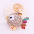 thumbnail image 2 of Cute Animianl Keychains for Women Bling Goldfish Key Ring with Rope for Girl Purse Bag or Car Pendant with Gift Box, 2 of 5