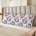 thumbnail image 6 of Picia Poodle Dog Body Pillow Cover - Super Soft Microfiber 20x54 Body Pillow Case - Envelope Closure, Wrinkle, Stain Resistant Body Pillow Cover,Elegant Bedding, 6 of 8